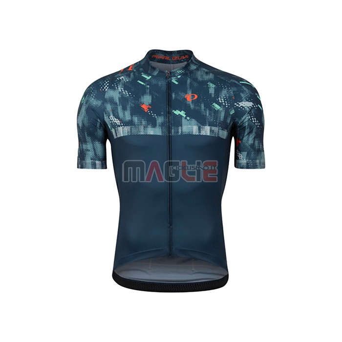 Maglia Pearl Izumi Manica Corta 2021 Blu Verde - Clicca l'immagine per chiudere